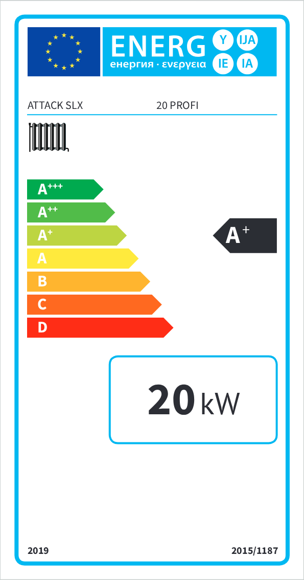 Energielabel – Klasse A+