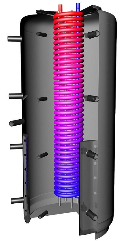Hygienespeicher 1500 l 0 Wärmetauscher exkl. Isolierung